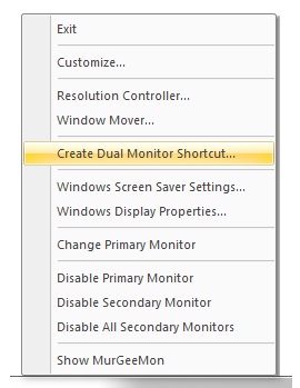 Turn Off Dual Monitors or Enable / Disable with customizable System Tray